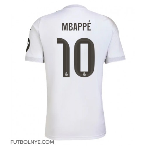 Camiseta Real Madrid Kylian Mbappe #10 Primera Equipación 2025-26 manga corta Camiseta Real Madrid Kylian Mbappe #10 Primera Equipación 2025-26 manga corta